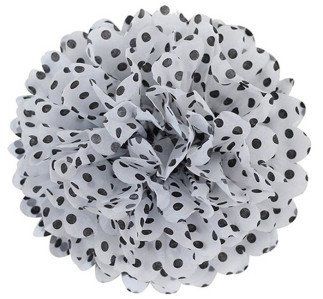 PONPON SÜS PELUR KAĞITTAN 35CM PUANTİYELİ SİYAH