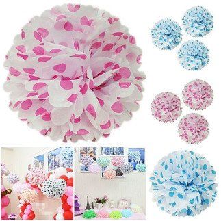 PONPON SÜS PELUR KAĞITTAN 35CM PUANTİYELİ SİYAH