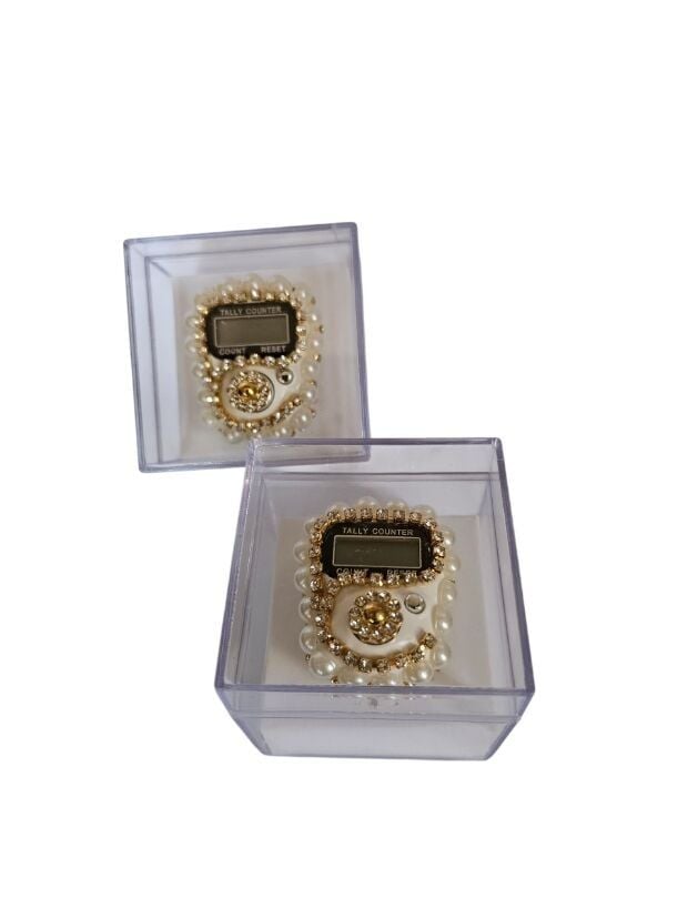 12 Li 5x5x5 Cm Mika Kutuda Zikirmatik