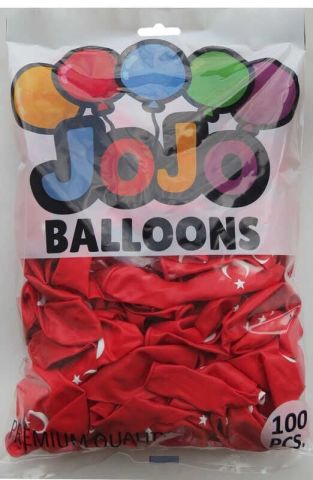 100 LÜ BALON TÜRK BAYRAĞI AY YILDIZLI