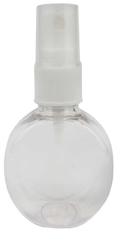 50 CC YUVARLAK PLASTİK ŞİŞE SPREY KAPAKLI