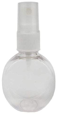 50 CC YUVARLAK PLASTİK ŞİŞE SPREY KAPAKLI