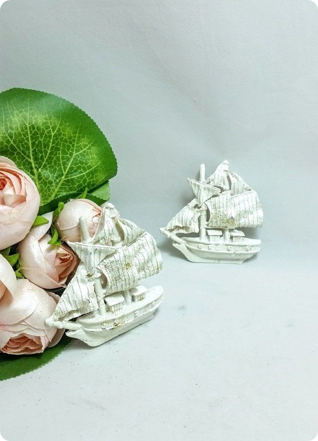 20 li Yelkenli Polyester Biblo Nikah Şekeri