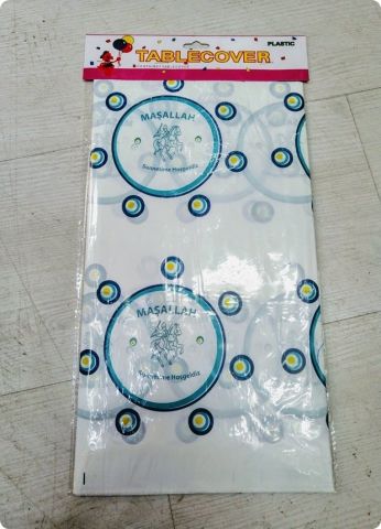 SUNNET MASA ÖRTÜSÜ MAŞALLAH BEYAZ