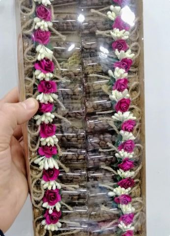 25 Adet Süslü Kahve Çekirdekli Mantarlı Tüp Şişe