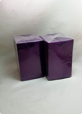 25 Li MOR Hediyelik Karton Poşet Çanta 11x17 Cm