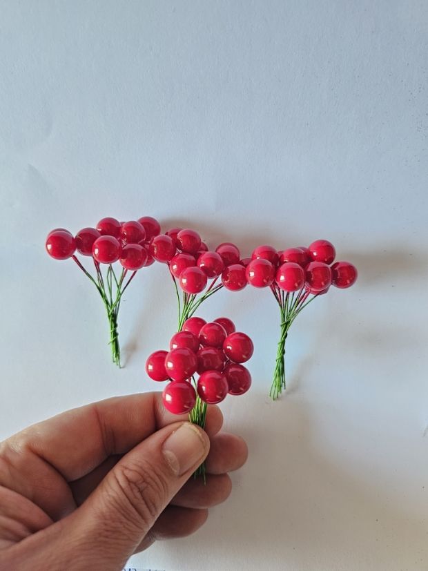 300 Lü Kokina Top çiçek süs 1 Cm