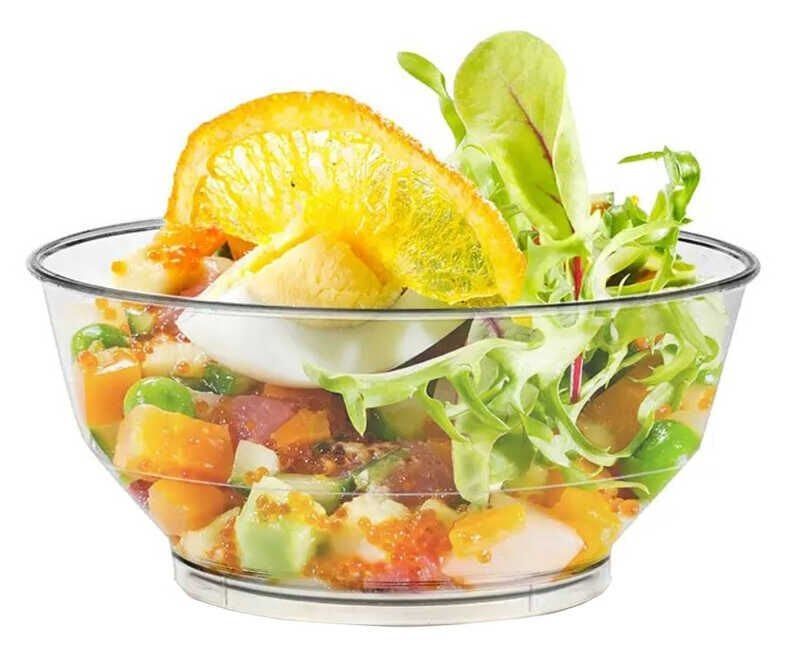 25 Lİ KASE MİKA YUVARLAK 160 CC ŞEFFAF