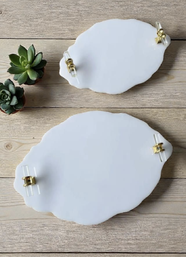 Mika Tırtıklı Nişan tepsi seti