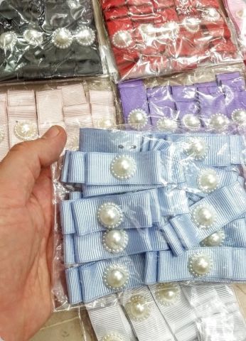 20 Li 2 Cm Hazır Süslü İncili Grogren Fiyonk
