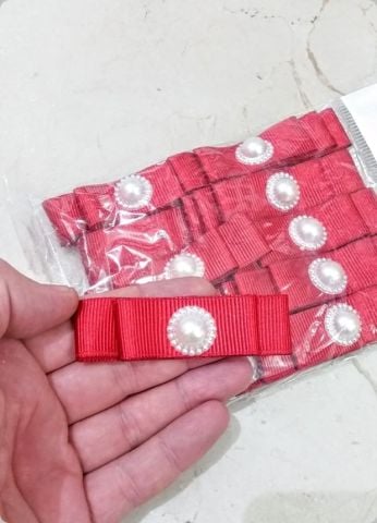 20 Li 2 Cm Hazır Süslü İncili Grogren Fiyonk