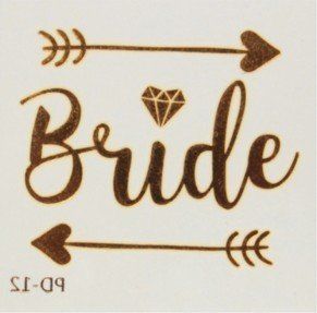 Metalik Geçici Bride Dövme