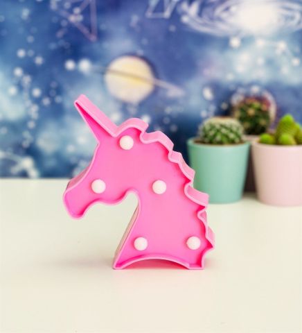 Led Işıklı Unicorn Gece Lambası