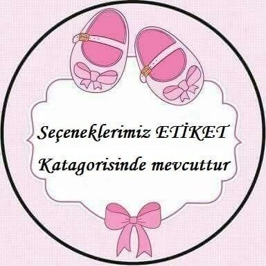 Patik Bebek Yuvarlak etiket 1 Sayfa (54Adet)