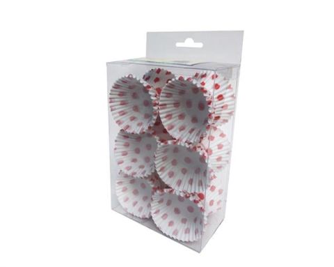 60 lı Cupcake / Muffin Kağıt Kapsül Kalıbı (Kırmızı)