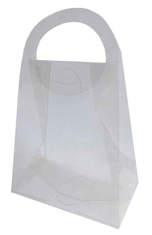 50 Lİ 10X12 CM ASETAT ÇANTA ŞİŞE VE HEDİYELİK KUTUSU