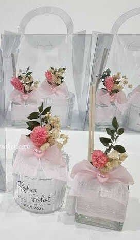 50 Lİ 10X12 CM ASETAT ÇANTA ŞİŞE VE HEDİYELİK KUTUSU