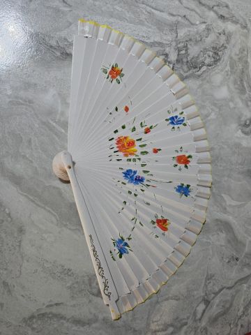 12'li Bambu Çift Taraflı Yelpaze