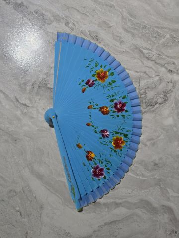 12'li Bambu Çift Taraflı Yelpaze