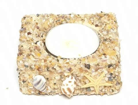 12 Adet Kumlu Tealight Mum