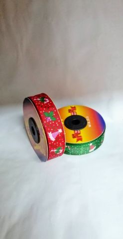 2 Cm (20 Mt.) Yılbaşı Şapkalı Grogren Kurdele