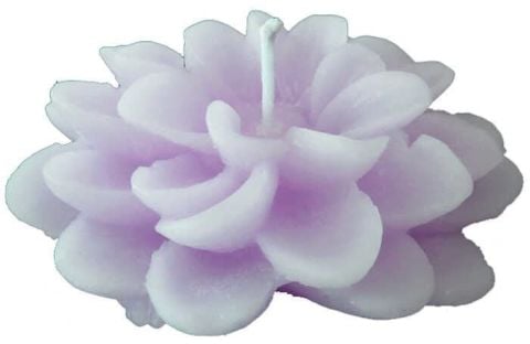 NİLÜFER LOTUS MUM ASETAT KUTULU LİLA