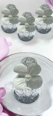 20 Li Simli kolonyalı Pvc Oval şişe Hediyelik