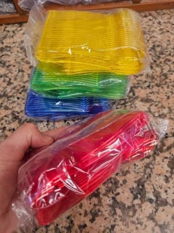 50 li Plastik Dondurma Kaşığı