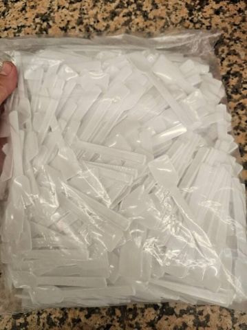 500 Lü Plastik Dondurma Kaşığı Beyaz