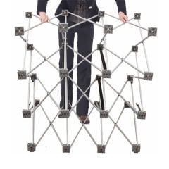 Pop-Up Örümcek Stand 3x3 Panel Düz – Taşınabilir Fuar ve Tanıtım Standı