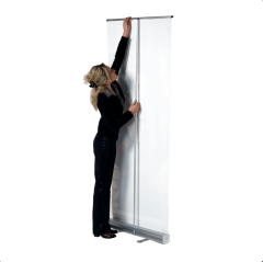 Roll Up Banner Reklam Standı 120x200 Alüminyum Fuar Standı