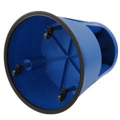 Tekerlekli Tabure - Çift Katlı Tekerlekli Kilitli Kaymaz Tabure