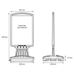 WindStop Su Tabanlı Reklam Panosu Mastersign Pano