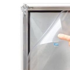 Gri Renk AquaFlex Display Yaylı Su Tabanlı Reklam Panosu