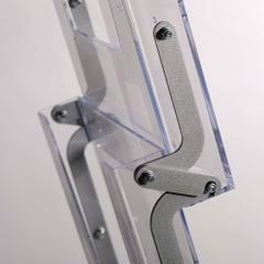 5xa4 Çantalı Portatif Zigzag Broşürlük Broşür Set