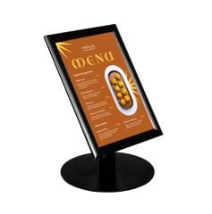 Siyah Renk Shortyboard Kısa Ayak Menü ve Bilgilendirme Panosu