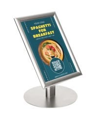 Eloksal Renk Shortyboard Kısa Ayak Menü ve Bilgilendirme Panosu