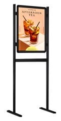 Alüminyum Ayaklı Siyah Poster Pano (İnfo Pano)