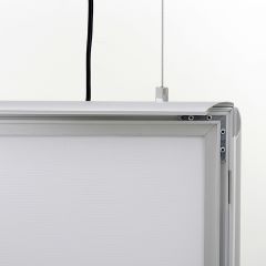 25 mm Ledbox Gönye Alüminyum Çerçeve Led Işıklı Çift Taraflı