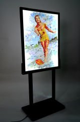 Işıklı Sac Tabanlı Reklam ve Poster Panosu