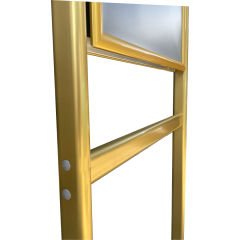 Gold Alüminyum Ayaklı Poster ve Reklam Panosu – A1/B1/B2, Açılır Kapak (İnfo Pano)