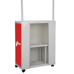 Taşınabilir Plastik Kare Tanıtım Standı – Fuarlık Promosyon Standı (Baskı Dahil)