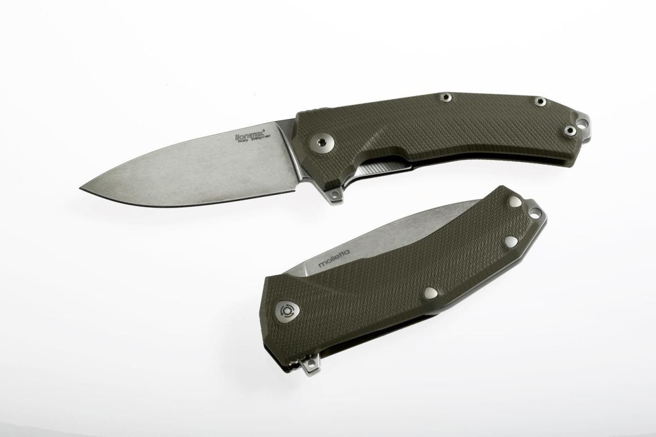 Lionsteel KUR G10 Green handle Çakı