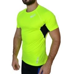 Asics Motion Outdoor Fitness Koşu Kısa Kol F. Yeşil Body Tişört
