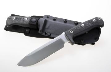 Lionsteel M7 Satin-finished blade Black micarta Bıçak