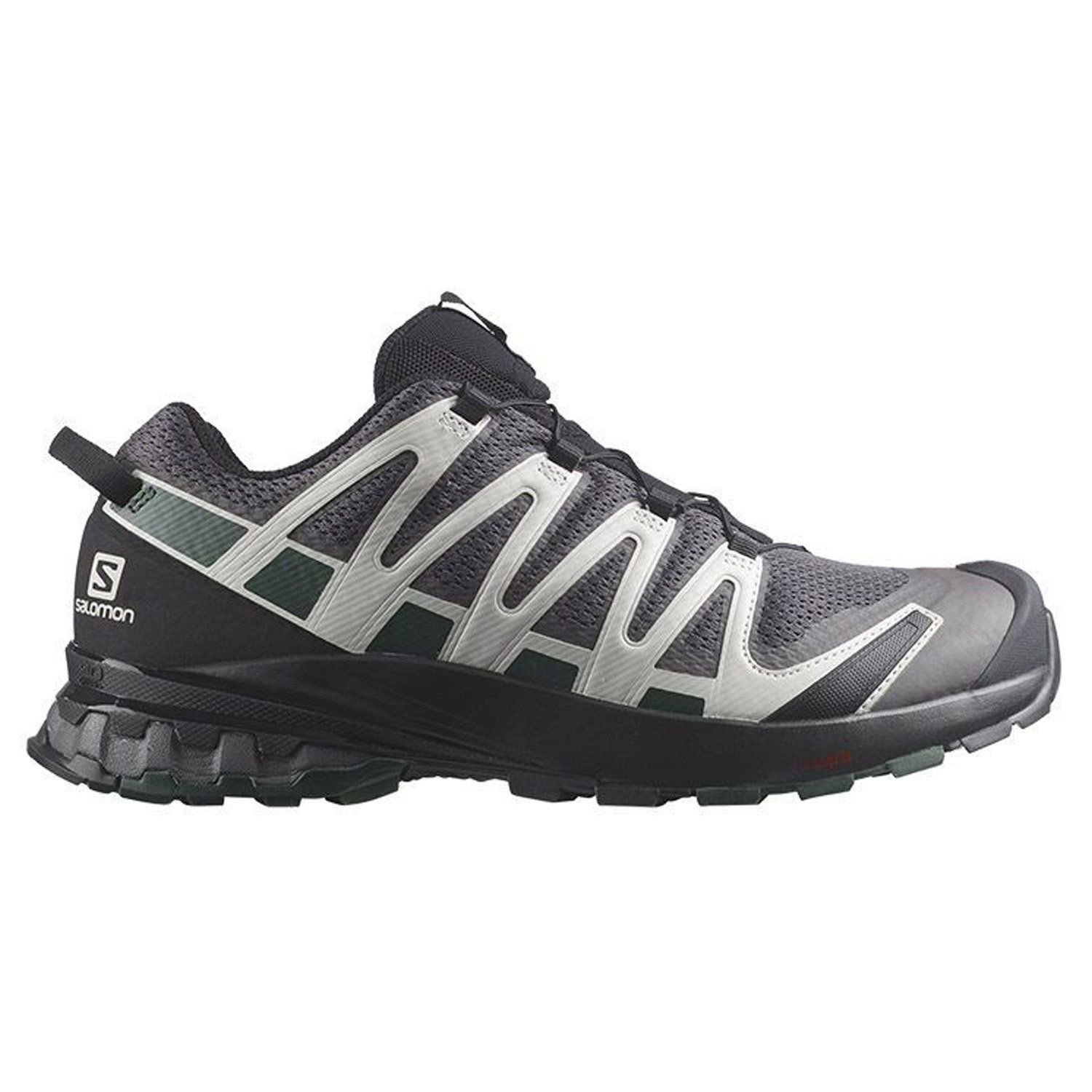 Salomon XA Pro 3D V8 Erkek Patika Outdoor Koşu Ayakkabısı - Magnet/Lunar Rock/Scarab L41736500