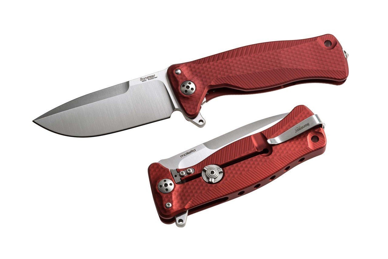 Lionsteel SR11A RS Alüminyum Kırmızı Çakı