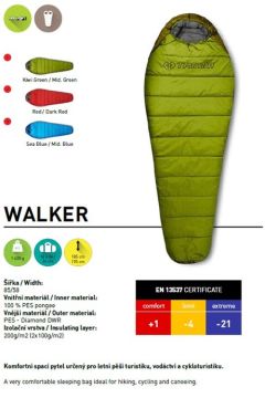 Trimm Walker -21'C Ultralight Uyku Tulumu - 195R, Yeşil