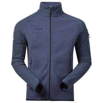 Bergans Timian Full Zip Erkek Yünlü Ceket Navy