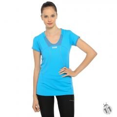 Gore-Tex Bayan Azure Blue ProDryFit Outdoor, Koşu, Fitness Tişört
